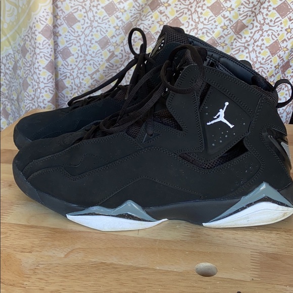 Jordan’s size 12, black, grey, and white - Picture 2 of 3